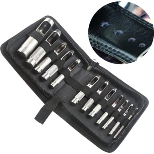 12 Pcs Multifunction 3-19mm Round Steel Leather Craft Hollow Hole Puncher Tool 2020 New