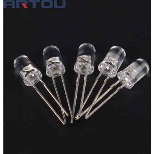 20PCS LED 5mm 7 Color Fast Flash light-emitting Diode