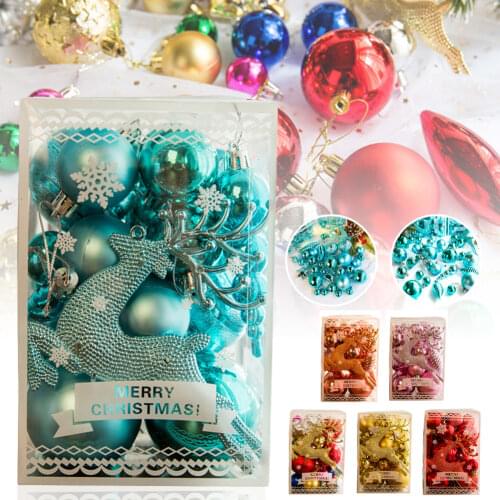 30pcs/lot Christmas Tree Hanging Balls Bauble Xmas Party Hanging Ball Ornaments Christmas Decorations for Home New Year Gift