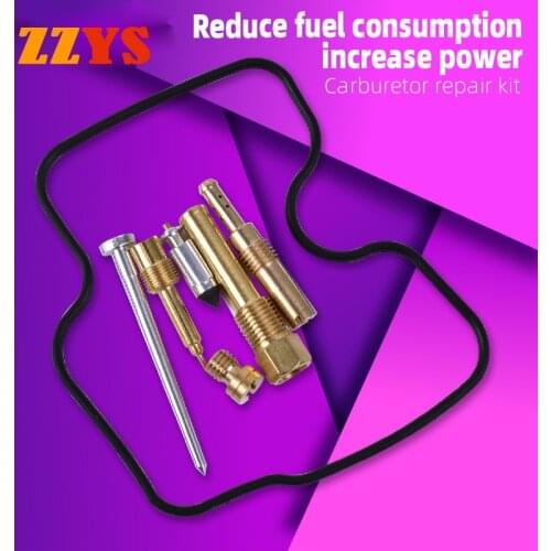 400CC Motorcycle Overhaul Carburetor Repair Kit For Honda CB400 CBR29 CB 400 Floating Needle Valve Seat Rebuild Parts