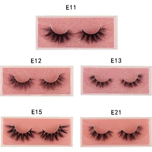 5/20/50/pack Mink Lashes 3D Mink Eyelashes 100% Cruelty free Lashes Handmade Reusable Natural Eyelashes Popular False Lashes