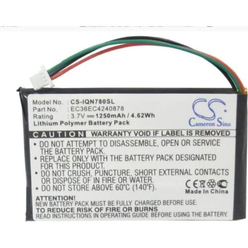 Cameron Sino 1250mAh battery for GARMIN Nuvi 780 780T 785 785T EC36EC4240878 GPS, Navigator Battery