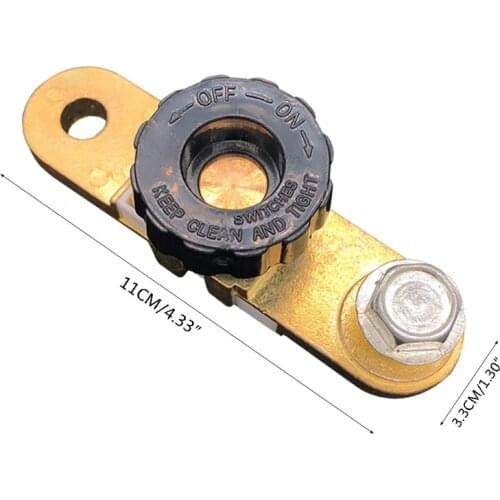 Car Battery Terminal Quick Cut Off Disconnect Master Kill Switch Isolator Fast Shut Protect Leakage Power Disconnection QW
