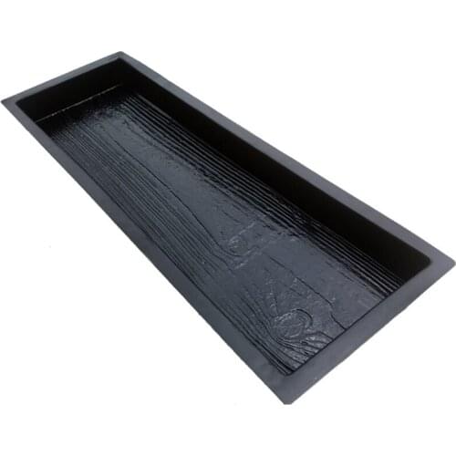 Imitation Wood Grain DIY Path Maker Paving Cement Brick Mold Stepping Pavement Road Concrete Mould