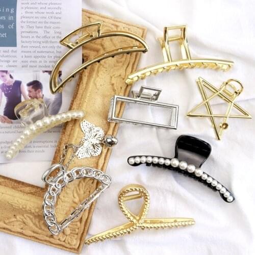 Korean Crab Hair Clip for Girls Hairpin Hair Claw Accessories for Women Barrettes Hair Crabs Pin Set Ornaments Headdress