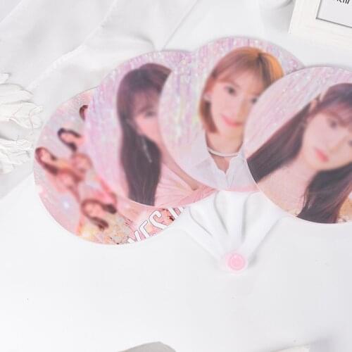 Kpop IZONE Hand Fan Sakura Choi Ye Na Yabuka Nako Jang Won Young Circular Fan Collection Fans Gift
