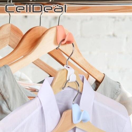 Multi-function Closet Space-saving Stack Hanger Hook Wardrobe Hanger Plastic Birds Storage Hook Coat Storage Organizer Hanger