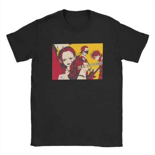 Men Nana The Black Stones Band Spread T Shirt Anime Manga Cotton Clothing Awesome Short Sleeve Tee Shirt Gift Idea T-Shirts
