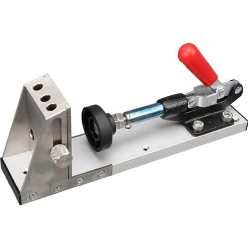 New style, oblique hole device, positioner, woodworking hole punch, mold, profile aluminum bottom