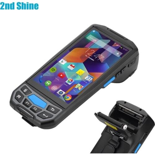 Rugged Industrial Computer wireless barcode readers with thermal printer for ticket