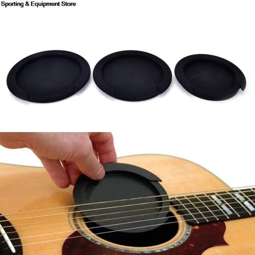 8.6/10/10.2cm Silicone Acoustic Guitar Sound Hole Cover Classic Guitar Buster Soundhole Cover Buffer Hole Protector Guitar Parts