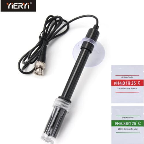 Yieryi Ph Meter Arduino PH Controller Meter Sensor Gip PH Electrode Probe BNC Connector for Aquarium Hydroponic Laboratory