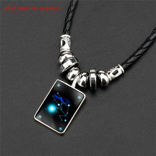 Sublimation blank photo necklaces pendants heart transfer printing diy personalized custom pendant consumables 12pcs/lot