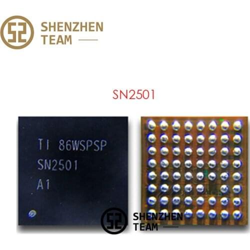 SZteam 5pcs/lot SN2501A1 SN2501 U3300 63pin TIGRIS T1 new orginal charging charger ic chip for iphone 8 8plus X