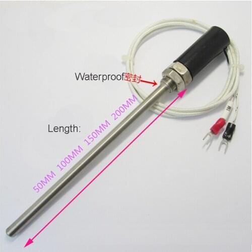 0~400 degree Thermocouple E type temperature sensor temp. probe with 1m wire