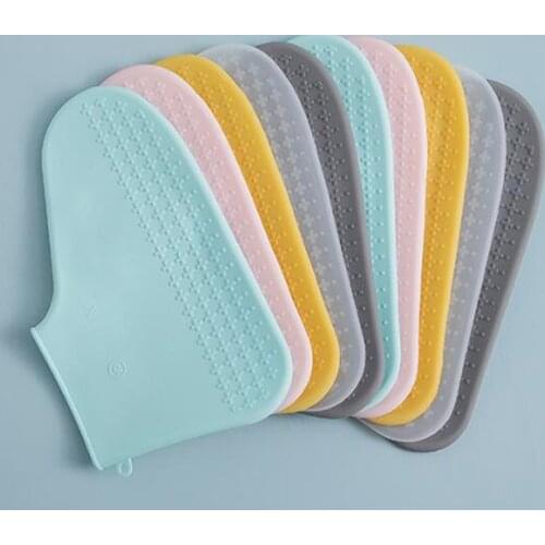 10/2PCS Waterproof Shoe Cover Silicone Material Unisex Shoes Protect Rain Boots Slip-resistant Rubber Reusable Rain Boot LJ003