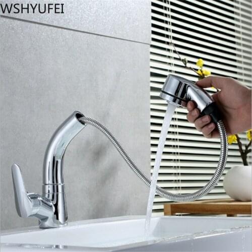 Pull Out Bathroom Basin Sink Faucet Single Handle Hot and Cold Water faucet Height Adjustable Sink Mixer Tap Home hardware