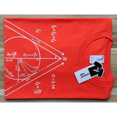 High Quality Tees Math Teacher Formula Website T Shirts Triangle Law Summation College Tshirts Mens 2021 University T-Shirts