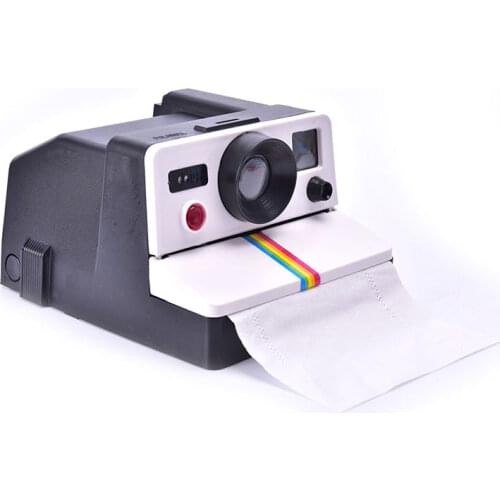 WC Tissue Box Creative Toilet Roll Camera Paper Holder Box Bathroom Retro Decor Paper Napkins