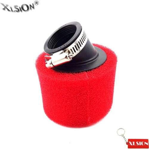 XLSION Angled Foam Air Filter 38mm Sponge Cleaner For 110cc 125cc CRF50 CRF70 KLX Pit Dirt Bike Motrocycle