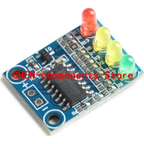 12V Battery 4 Section Electricity Indicator Module Board Load 4 digit Power Indication Module LED Lamp