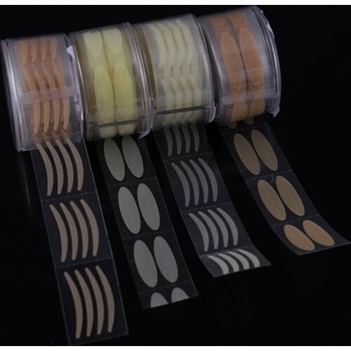 600 Pcs Eye Lift Strips Double Eyelid Tape Invisible Double Fold Clear Gray Eyelid Stickers Big Eyes Ladies Eye Makeup Tool