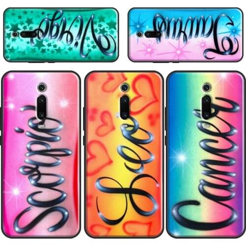 Aquarius Taurus Virgo Constellation For Xiaomi Mi 11 Lite Case For Xiaomi Mi 11 Ultra 9 10 Lite 10T Pro POCO F3 M3 X3 Pro Case