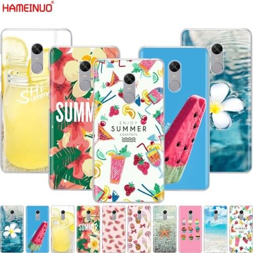 Summer Series Sea Watermelon Ice Cream Cover phone Case for Xiaomi redmi 5 4 1 1s 2 3 3s pro PLUS redmi note 4 4X 4A 5A