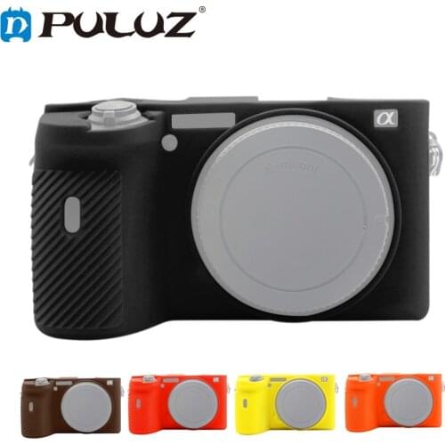 PULUZ Soft Silicone Rubber Camera Protective Body Cover Skin Case For Sony A6600/ILCE- 6600/ILCE-6500/A6000/A6300 DSLR Camera
