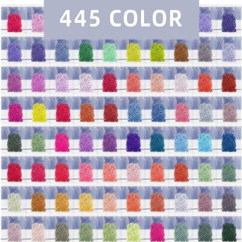 Diy Diamond Painting DMC 445 PCS Colors Square Round Diamond Sale Diamond Painting Embroidery Crystal Beads Accessory Wholesale