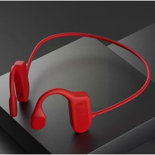 Dynamic bone conduction headset Bluetooth-compatible stereo wireless headset for running sports headset with microphone