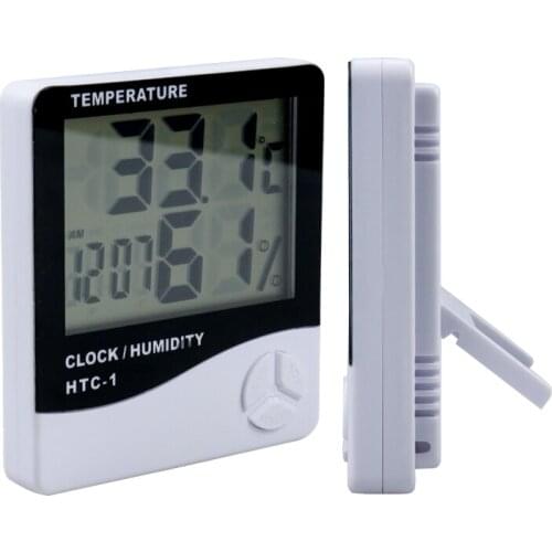 LCD Digital Temperature Humidity Meter HTC-1 Home Indoor Hygrometer Thermometer Measuring Instrument Temperature Humidity Meter