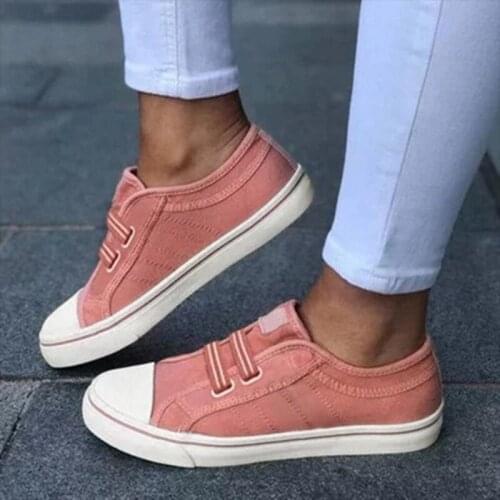 Fast Shipping 2021 Women Vulcanized Sneakers Breathable Flat Casual Classic Shoes Woman Spring Autumn Canvas Zapatos Mujer 2020