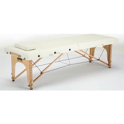 Salon beauty SPA tattoo furniture beech wooden leather patio facial Adjustable Portable Foldable massage table bed with pillow