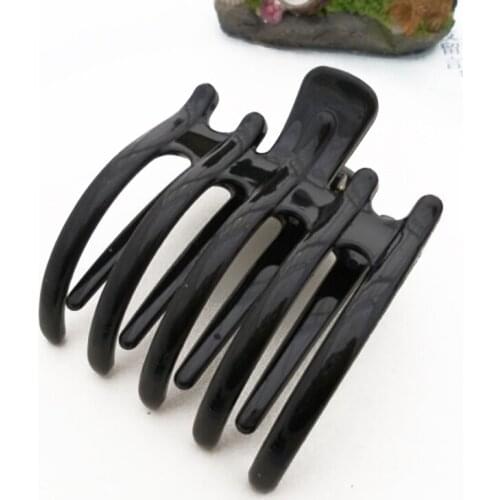 Fashion Women Black Hairpin Styling Hair Accessory Black Plastic Hair Claw Clamp Hair Clip