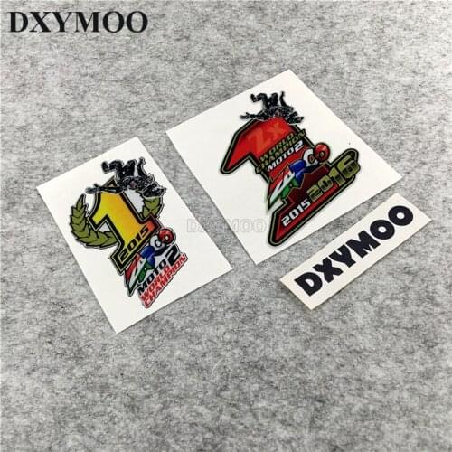 Moto GP Racing Car Stickers World Chapiom 2015 2016 Motorcycle Bike Bumper Auto Window Vinyl Decals 3M for 5 ZARCO