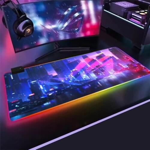 Non-skid Large RGB Mouse Pad asus xxl Gaming Mousepad LED Mause Pad Gamer keyboard mouse pad laptop desk mat cool mouse pad gift