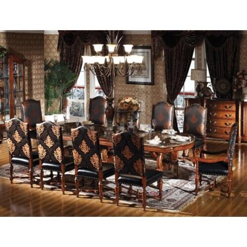 Italy antique design Luxury furniture set long 10 seater dining tables Lange 10 sitzer esstische GH162