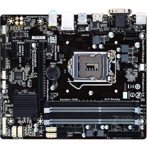Original motherboard for Gigabyte GA-B85M-DS3H LGA 1150 DDR3 B85M-DS3H USB2.0 USB3.0 32GB B85 desktop motherboard free shipping