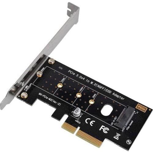 Adapter Expansion Card For NVME To PCIE M2 M SSD NVME 3.0 4X Rate For M.2 PCI-E Adapter M.2 NVME To PCI-E3.0 X4 Expansion Card