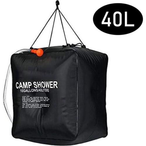 Solar Shower Bag Portable Outdoor Solar Shower Bag 10 Gallons/40L Summer Shower Bag With Removable Hose And On-Off Switchable