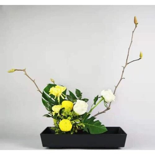 Rectangle ceramic vase