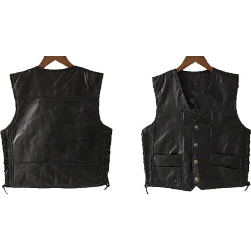 SAFENH Men's Leather Vests China