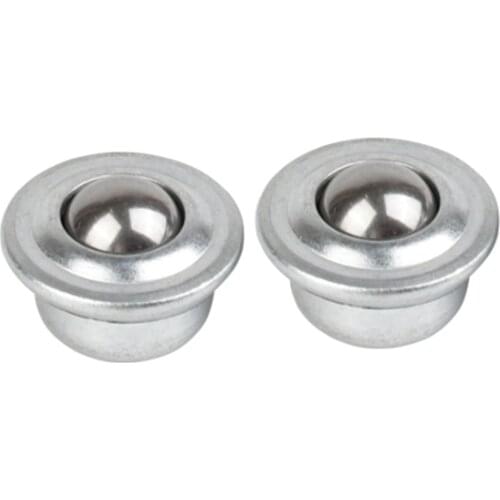 10pcs Dia 8mm Ball Metal Transfer Bearing Unit Conveyor Roller CY-8H