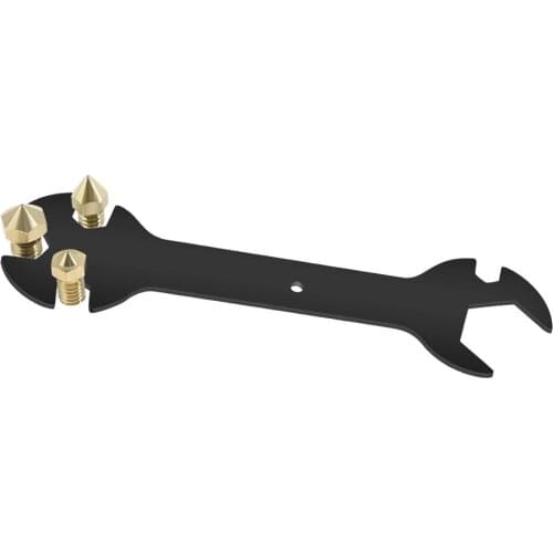 5 IN 1 Nozzle Wrench 6mm to 20mm Steel Spanner Wrench V6 MK10 for 3D Printer
