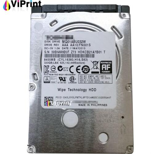 For Toshiba e-STUDIO es 2505AC 3005AC 3505AC 4505AC Copier 320GB Original Used Hard Disk With Encryption Wipe Technology HDD