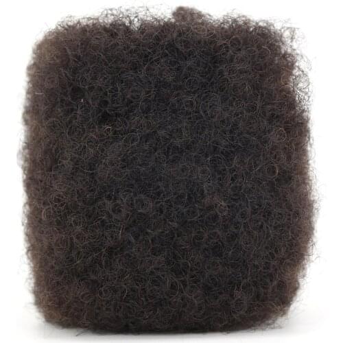 ZigZag Afro Kinky Bulk Human Hair #1B 30Gram Ideal for Making or Repairing Permanent Dreadlocks ,Twists and Braids