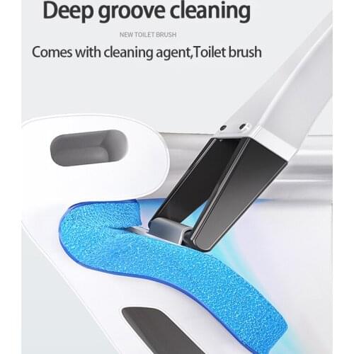 1 Set / 10 Pieces Of Sponge Toilet Cleaning Kit With Cleaning Tube, No Dead Ends, Creative Cleaning Bathroom Accessories