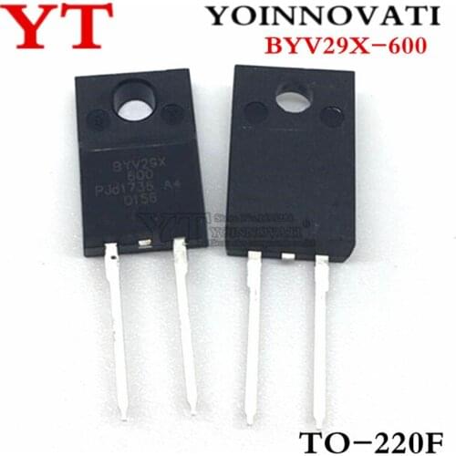 10PCS/lot BYV29X-600 BYV29X600 TO-220F IC
