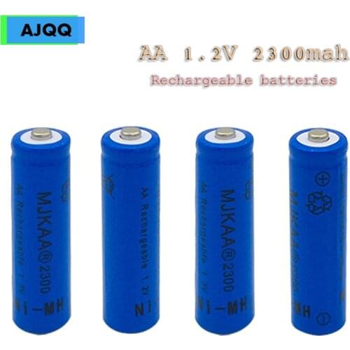 12/14/16/20PCS AA 1.2V 2300mAh Ni-MH AA NI-MH battery 1.2V neutral AA rechargeable battery for watch mouse
